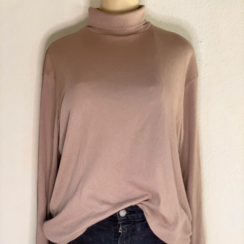 Bobbie Brooks Long Sleeve Mock Turtleneck Shirt